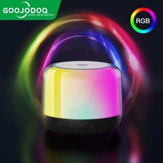 GOOJODOQ Caixinha de Som Charge 3 Mini Bluetooth Tws SD RBG Áudio Portátil