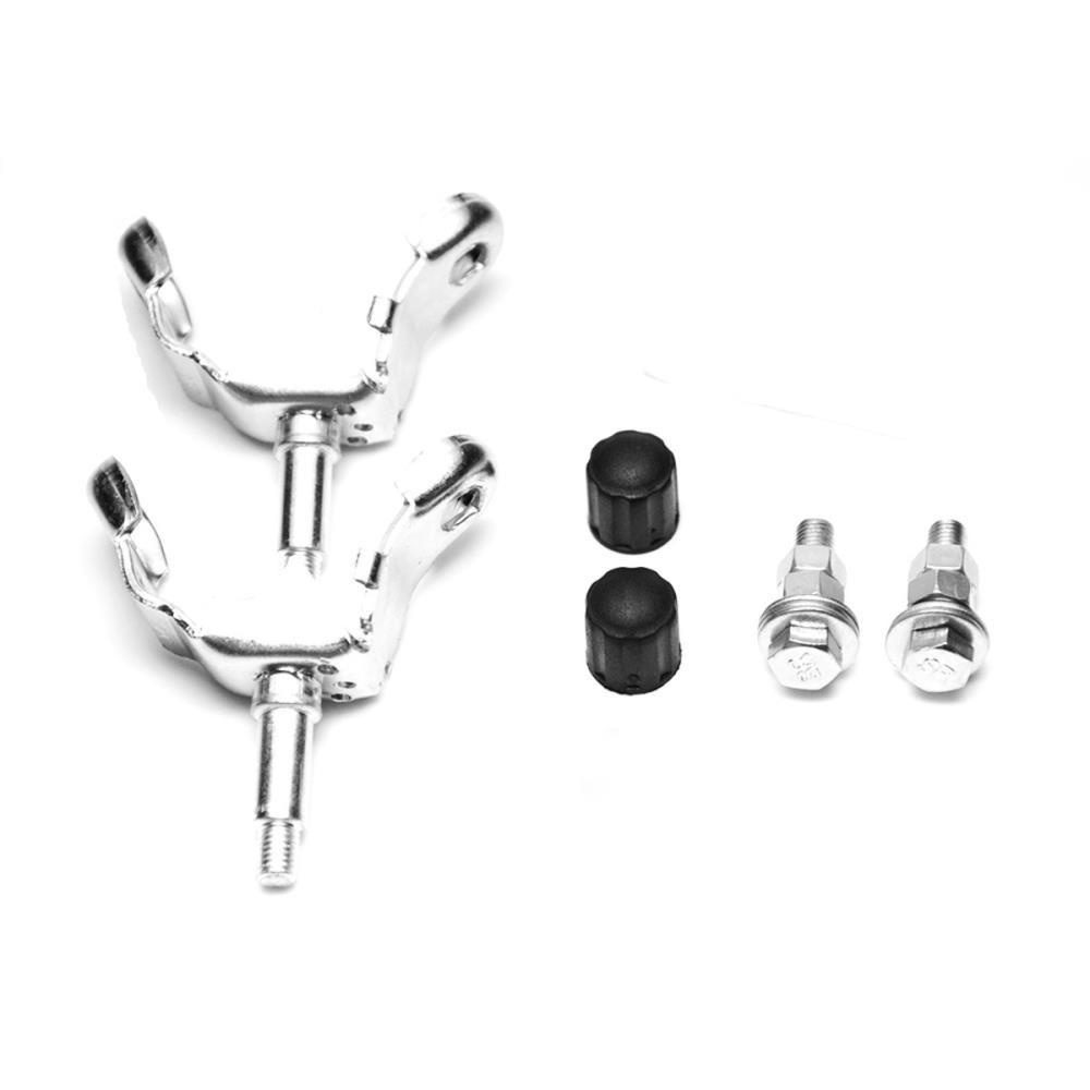Suporte para Adaptar Freio Pivo Traseiro Cantilever ou V-Brake Abraçadeira Zincada Par