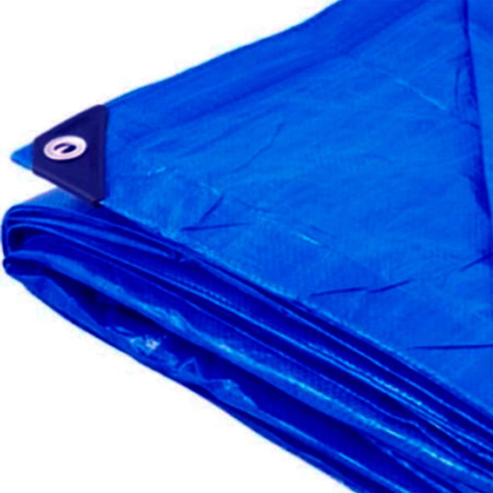 Lona Carreteiro 100 Micras Leve 6 x 8 Metros Azul APM7020021 REXON