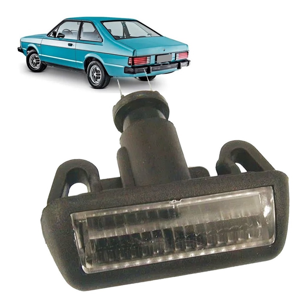LANTERNA LENTE PLACA FORD CORCEL II 2 DEL REY BELINA 2
