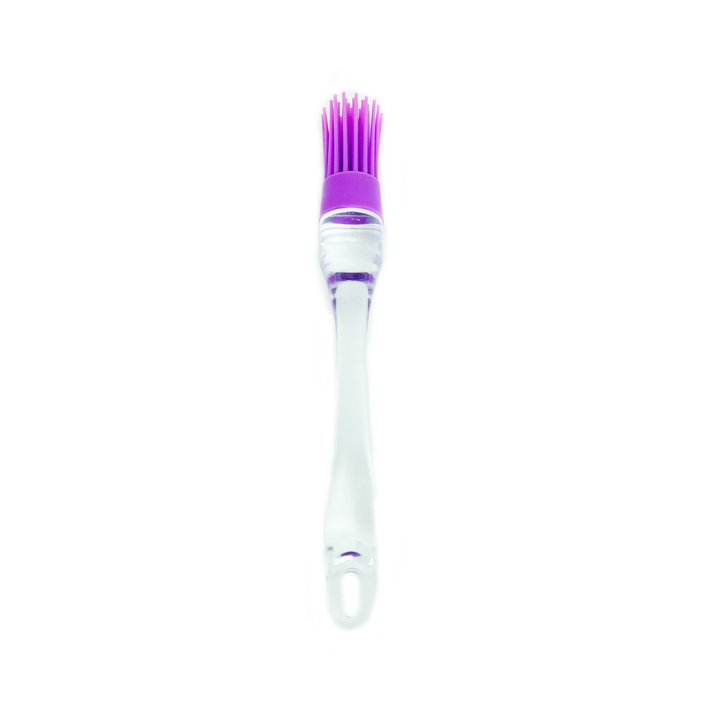 Detalhes do Pincel de silicone redondo com cabo transparente - Mozcada