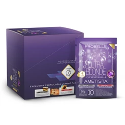 kIT 12 sachês Pó descolorante 50g - PROBELLE
