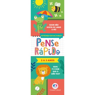 Livro - Pense rápido - 2 a 3 anos