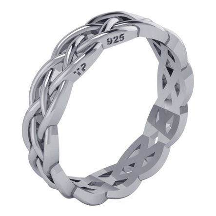 Anel Celta Infinito Pura Prata 925 Unissex- Exclusivo em Oferta na Shopee