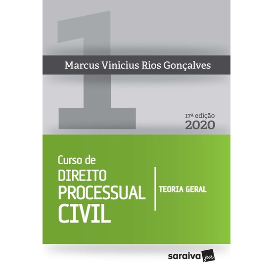 Curso de Direito Processual Civil Vol 1 - 17ª edição de 2020