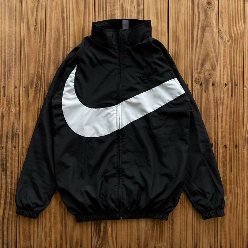 Nike Big Swoosh Jaqueta Vintage À Prova D'água - Escorrega o Preço