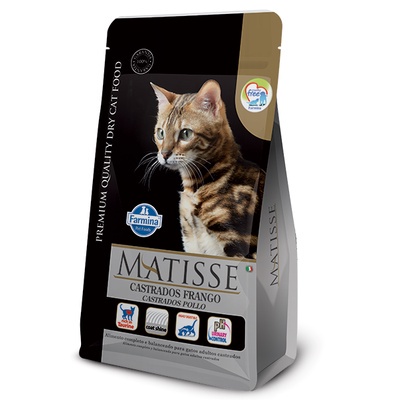 Ração Matisse Castrados Frango 7,5 Kg