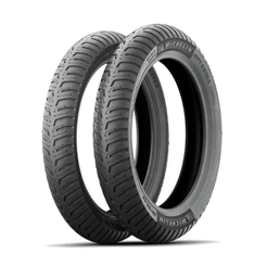 Par Pneu Michelin City Extra 80/100-18 + 90/90-18 Sem Câmara