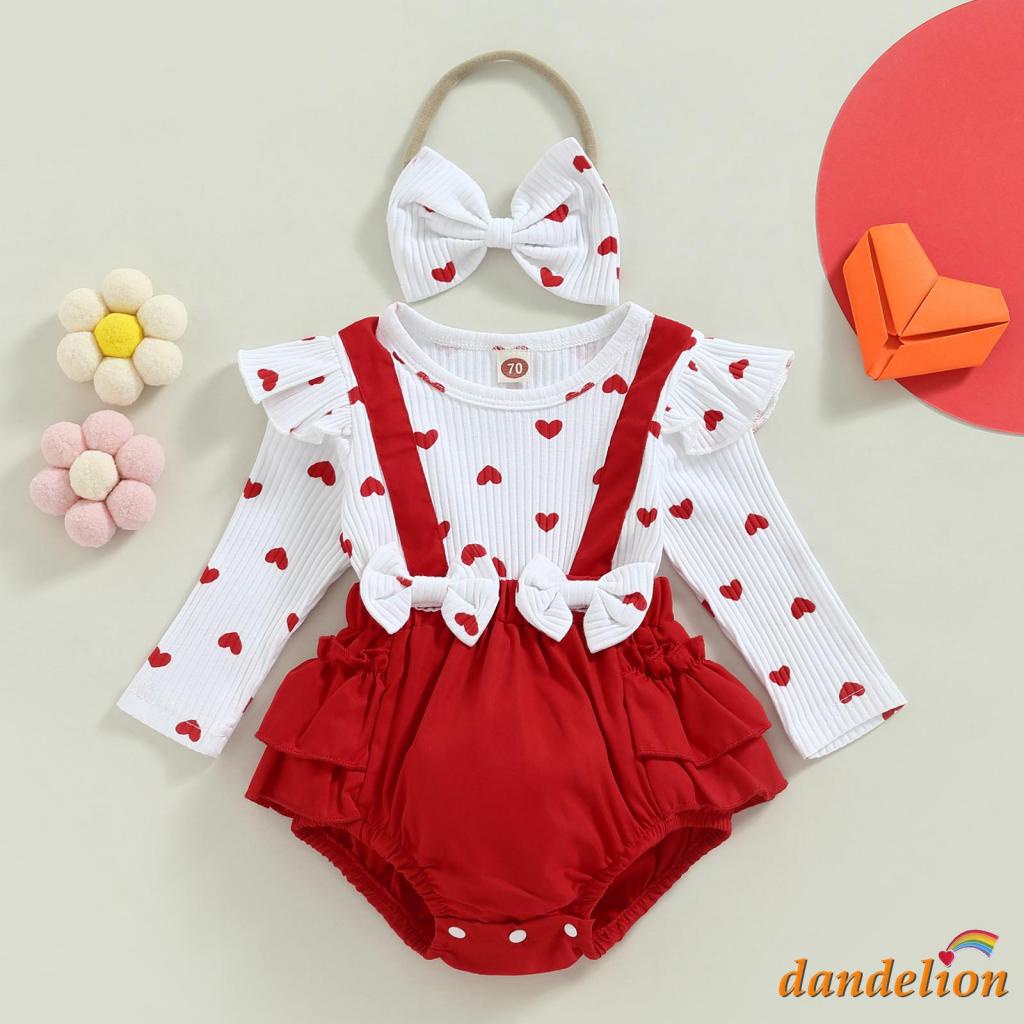 Macacão  Bebê Menina Baby Girl Manga Longa Romper + Fita De Cabeça em Oferta na Shopee