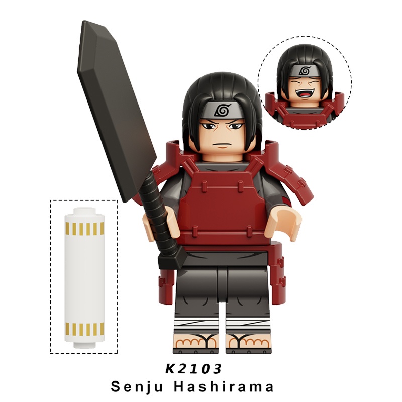 Anime Japonês Senju Hashiram Minifiguras Narutoes Blocos De Construção Brinquedos De Presente Para Crianças