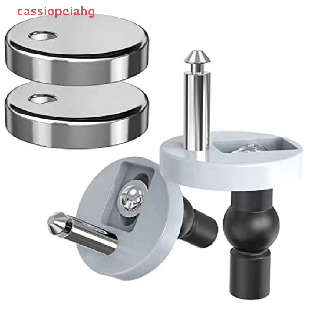 (cassiopeiahg) 2Pcs Dobradiças De Assento Sanitário Pacote De Dobradiça Fixação Superior Parafusos De Substituição De Moungs Rápidos Para Acessórios De Móveis De Banheiro