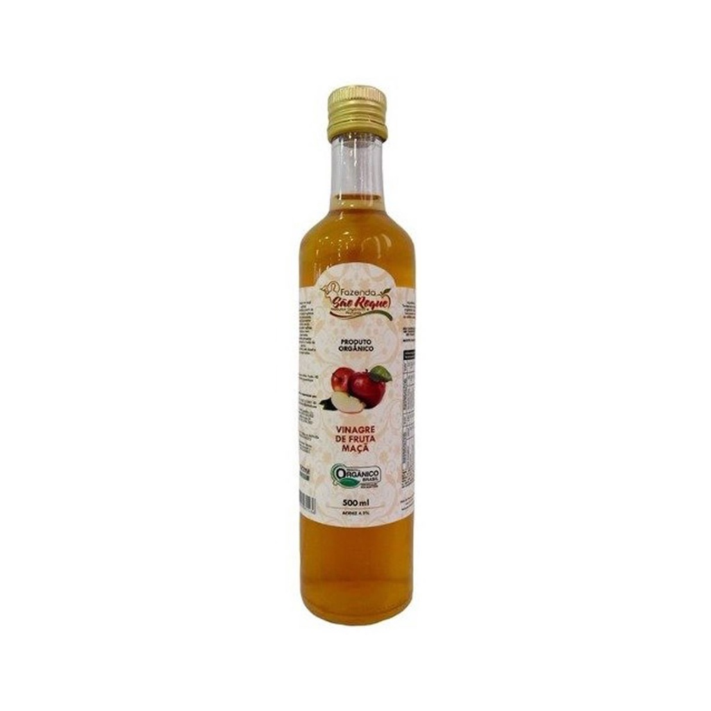 Vinagre Orgânico de Maçã  500ml - São Roque em Oferta na Shopee