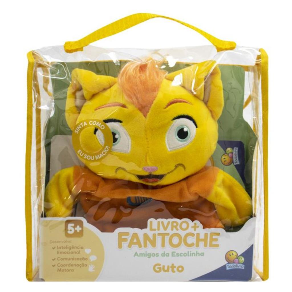 Livro + fantoche Amigos da Escolinha: Guto Todo Livro
