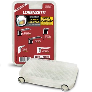 Resistência Chuveiro Lorenzetti Acqua Ultra Duo Storm Star 220v 7800w