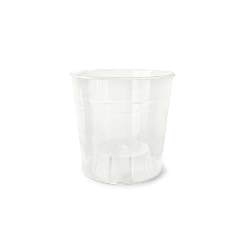 Kit 20 Pote Vaso Transparente Para Cultivo de Orquidea N.15 Produtor