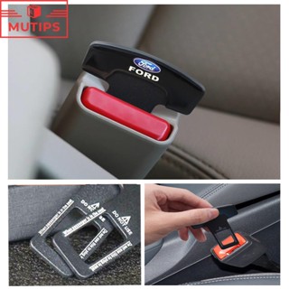 Ford 1/2pçs Cinto De Segurança Do Carro Fivela De Alarme Rígida De Metal Eliminar Som Para Novo Fiesta Fusion Ecosport Ka Focus mk2 Ranger Edge