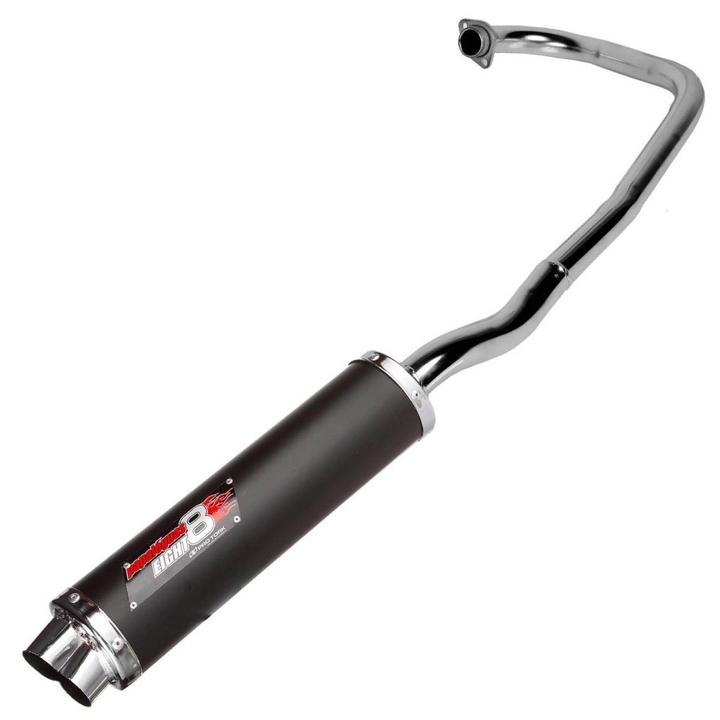 Escapamento Escape Pro Tork Eight Aço Titan 125 KS/KSE 2000 a 2004 / Fan 125 2005 a 2004 em Oferta na Shopee