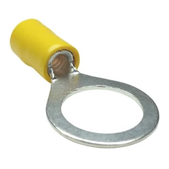TERMINAL OLHAL ANEL ISOLADO 4,0 A 6,0MM² M12 AMARELA 10 UNID