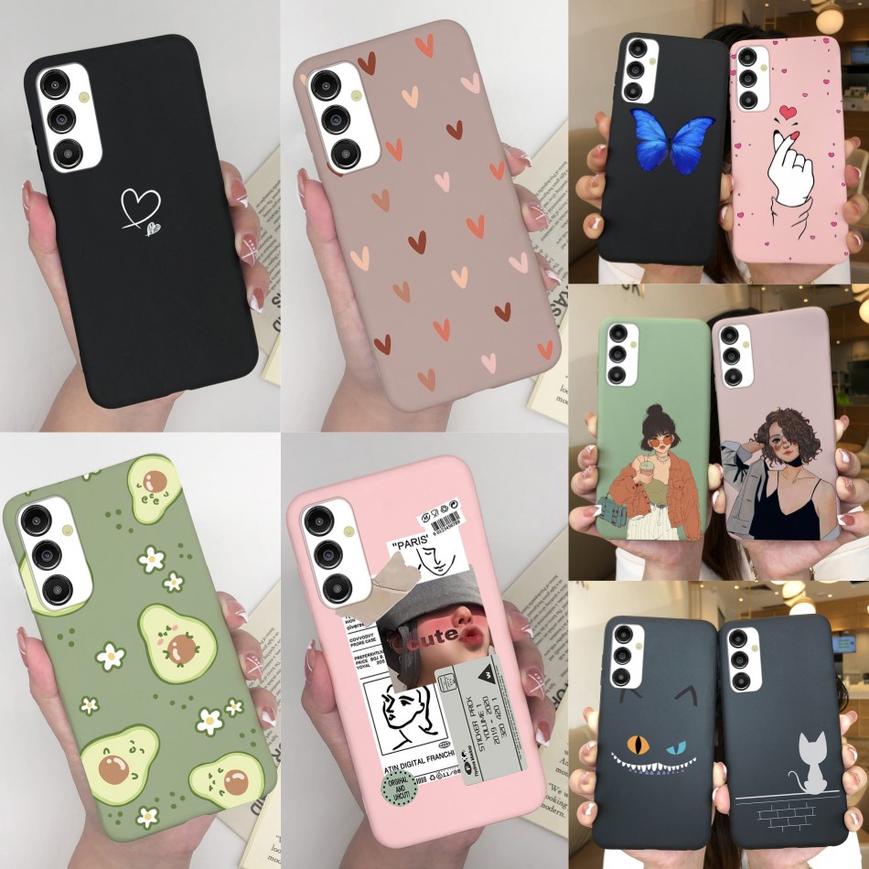 Para Capa Samsung A14 4G/5G SM-A146B De Silicone Galaxy A14 A 14 GalaxyA14 Macia