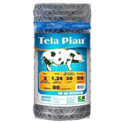 Tela Mangueirão 3 Pol Fio 18 X 0,80 X 50 Metros 0000393 MORLAN