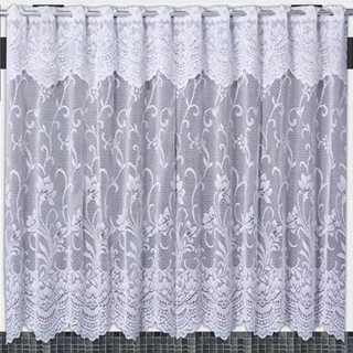Cortina Para Cozinha De Renda Cortilester Nova Karla 2,00 X 1,20