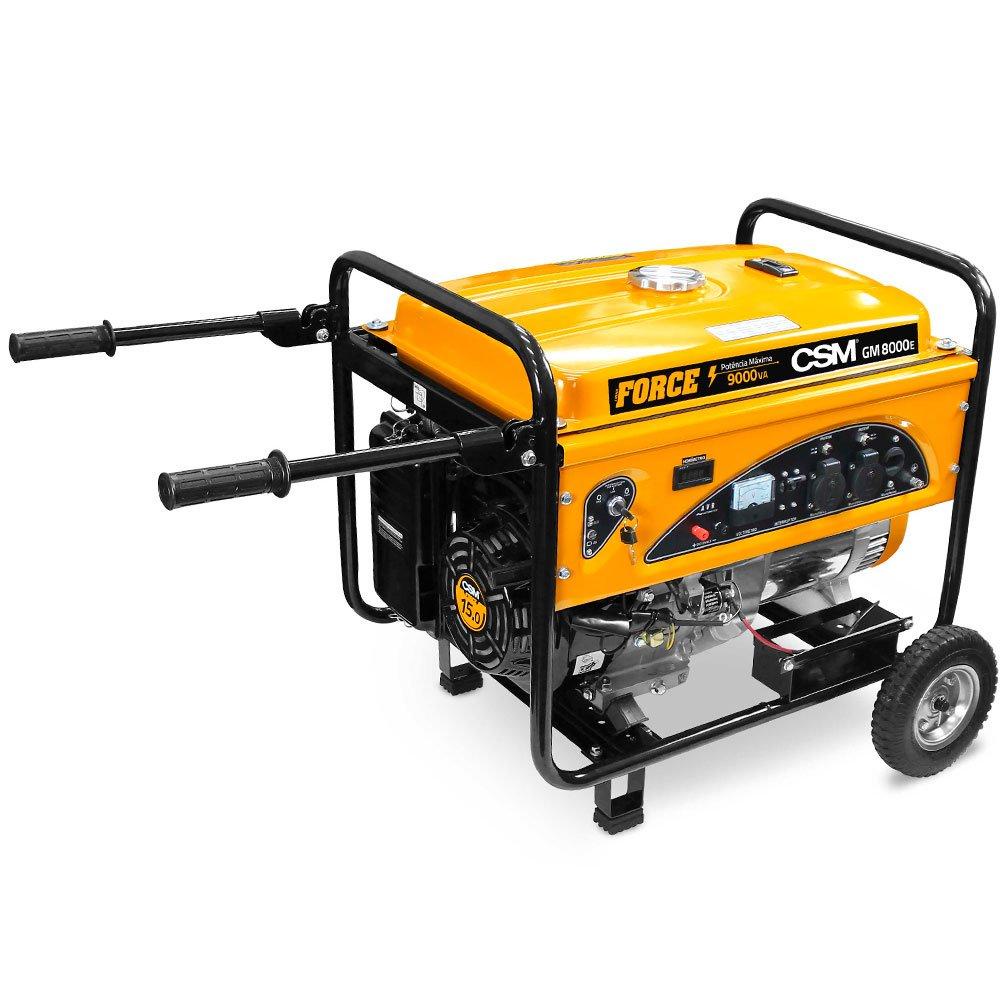 Gerador à Gasolina 9KVA com Partida Elétrica GM 8000E CSM - Home & Living
