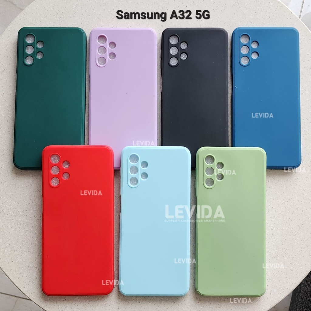 Samsung A32 5G A7 2018 A73 J2 Prime M23 M33 5G Macaron Quadrado Softcase Candy/Capa Borda Quadrada MS-1