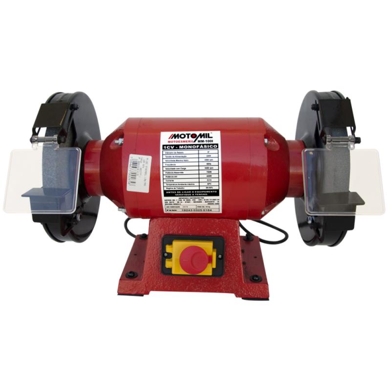 Moto Esmeril 8 POL 1,0 HP Monofásico MM-100i MOTOMIL em Oferta na Shopee