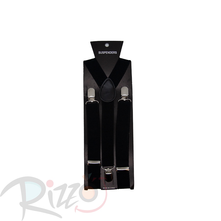 Adereço de Carnaval - Suspensório - Preto - Mod:6975 - 01 unidade - Rizzo em Oferta na Shopee