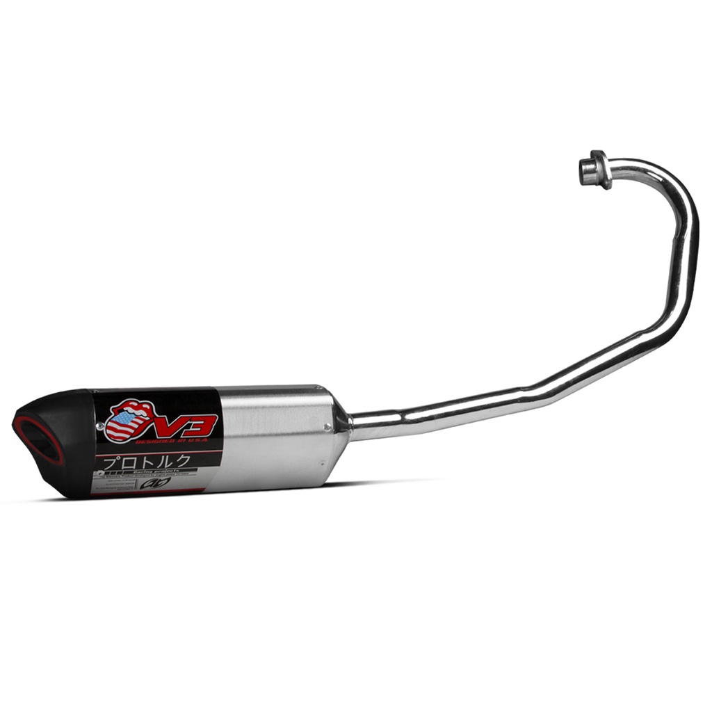 Escapamento Escape Moto V3 Pro Tork Titan 125 KS/KSE 2000 a 2004 / Fan 125 2005 a 2008