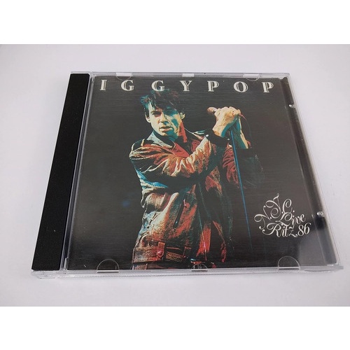 Cd Iggy Pop  - Live Ritz Nyc 86