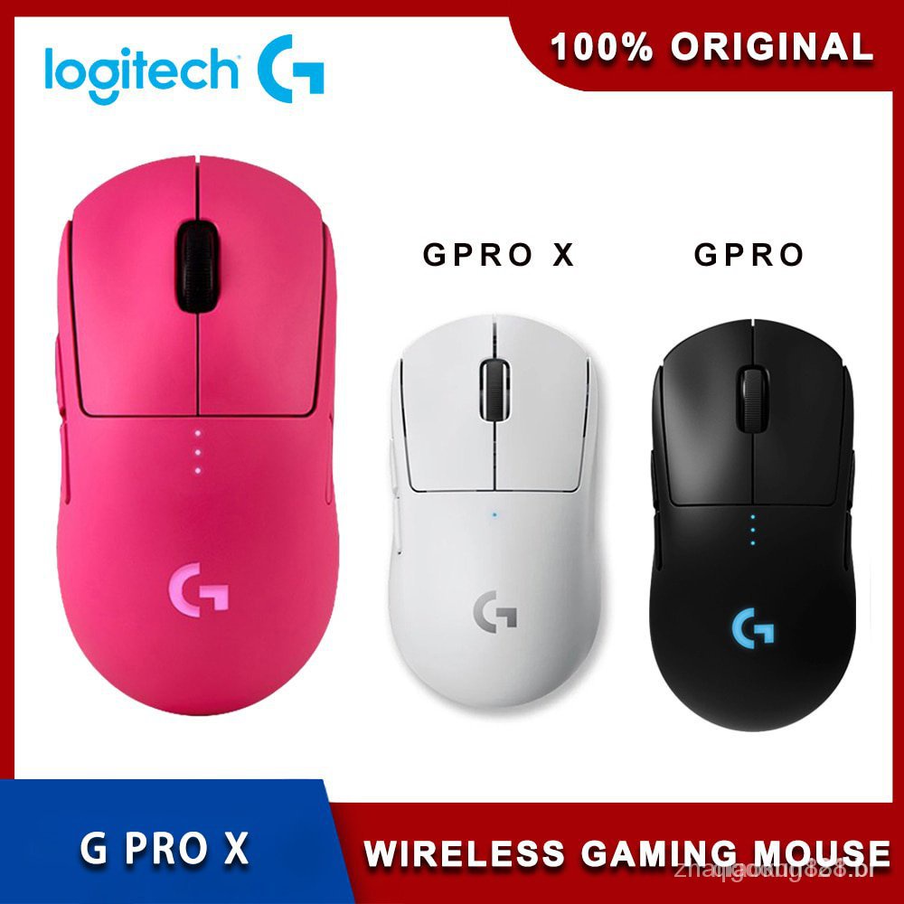 Mouse Mecânico Rosa Logitech G PRO X SUPERLIGHT GPW Para Jogos Sem Fio ...