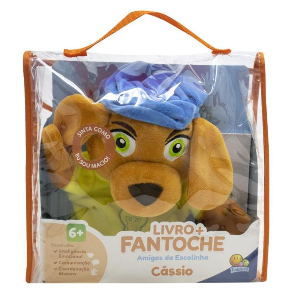 Livro + fantoche Amigos da Escolinha: Cassio Todo Livro