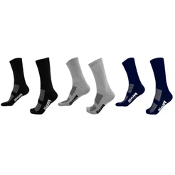 Meia HUPI Corrida Ciclismo Kit 03 Pares - Tam Plus 42-46