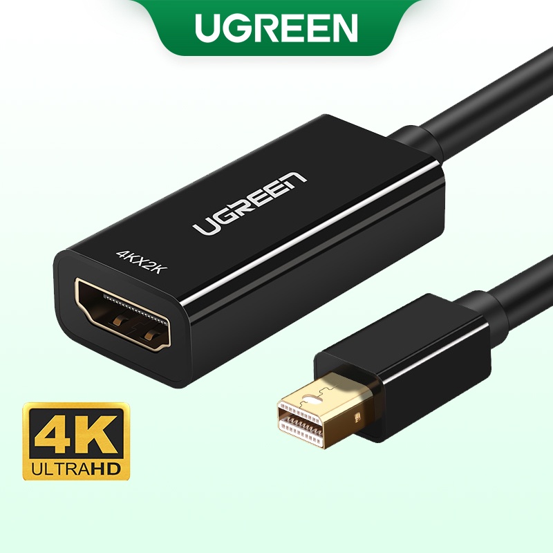Ugreen Mini Displayport Macho Para Hdmi Fêmea Conversor compatible for Macbook Air - Audio