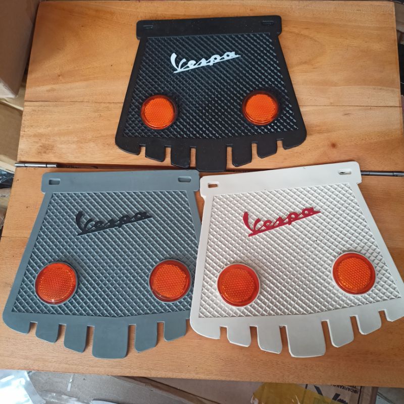 MATA Rubber fast kepet mudflap vespa Clássico metalplast Olho De Gato