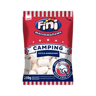 Marshmallows Camping 250g - Fini em Oferta na Shopee