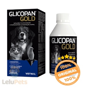 Suplemento Vitaminico Glicopan Gold Vetnil 250ML em Oferta na Shopee
