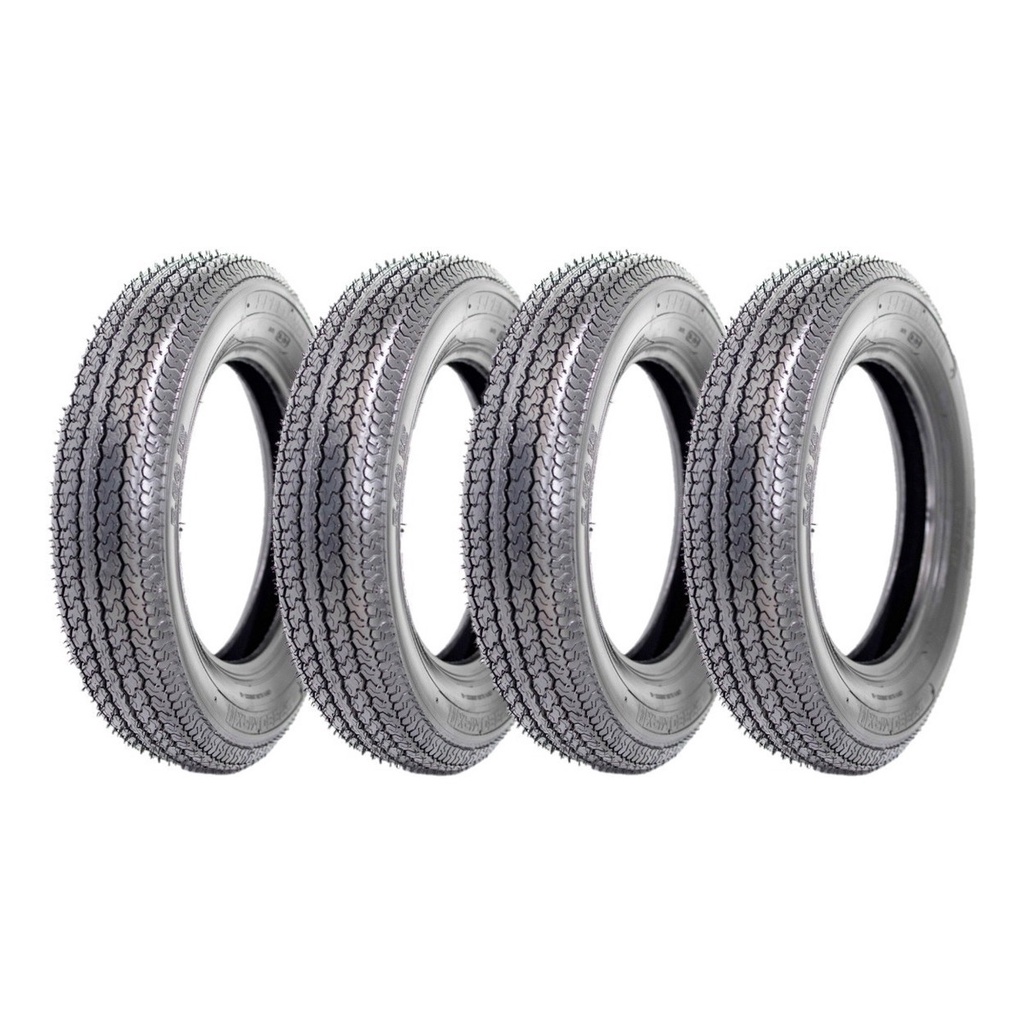 Kit 4 Pneu 560 15 Fusca Dkv Brasilia Karmann Guia Diagonal | Shopee Brasil