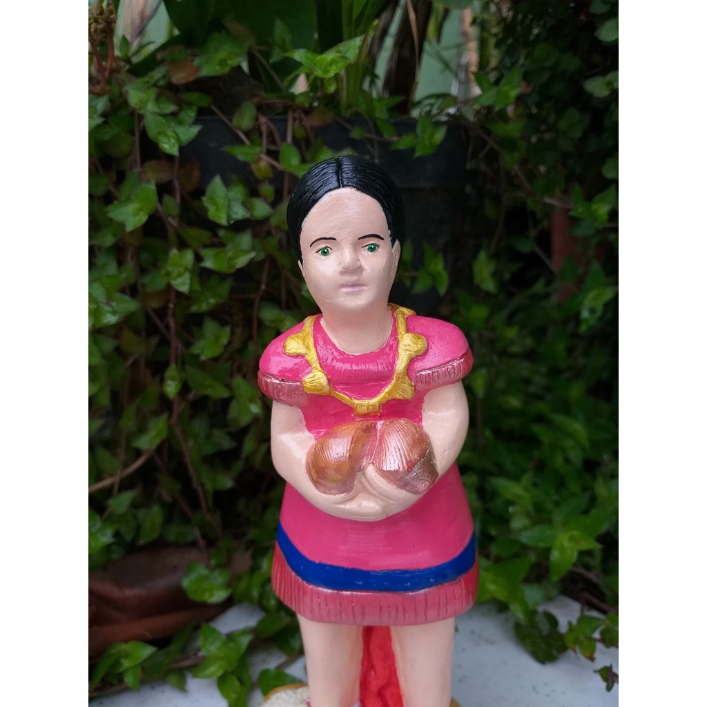 ESTATUA ERÊ MARIAZINHA EM GESSO 22CM