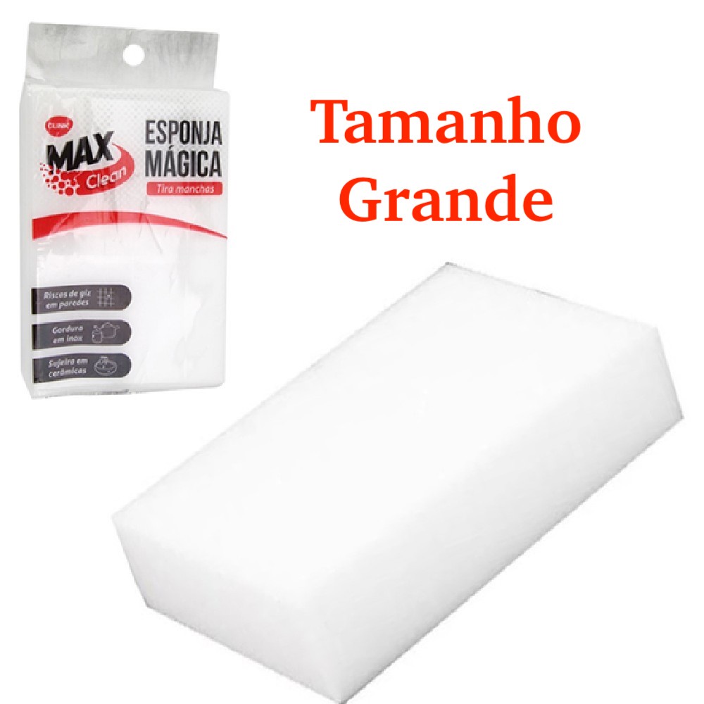 Bucha Magica Limpa Tudo Esponja Mágica Melamina Branca Tira Manchas Riscos Max Clean Clink Limpeza Profunda Bucha De Multiuso