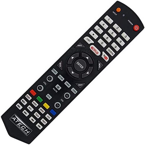 Controle Remoto TV LED Semp Toshiba CT-8063 / 40L2500 / 43L2500 com Netflix e Youtube