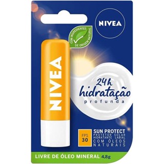 Nivea Protetor Solar Hidratante Labial Sun Protect Alta Proteção FPS 30 - 4,8g