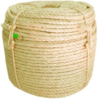 Corda De Sisal 8mm 30 Metros Rasada Arranhador Para Gatos Artesanatos Decoração Amarração