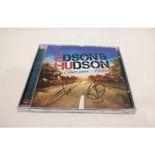 Cd Edson E Hudson - De Edson Para Hudson Autografado