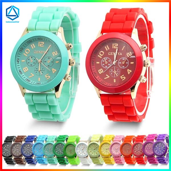 Quartz Watch Silicone Women's Unisex Watches Wrist Watch