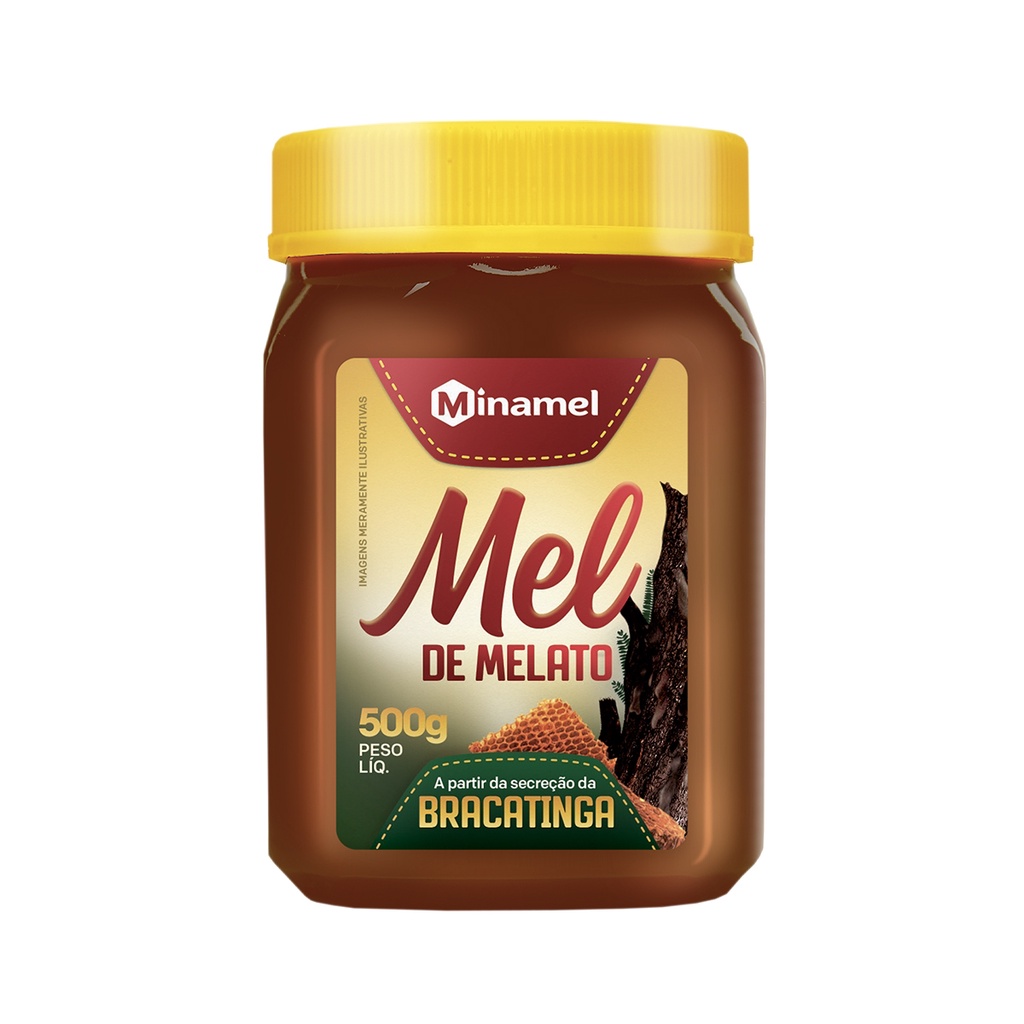 Mel de Melato de Bracatinga 500g - Minamel em Oferta na Shopee