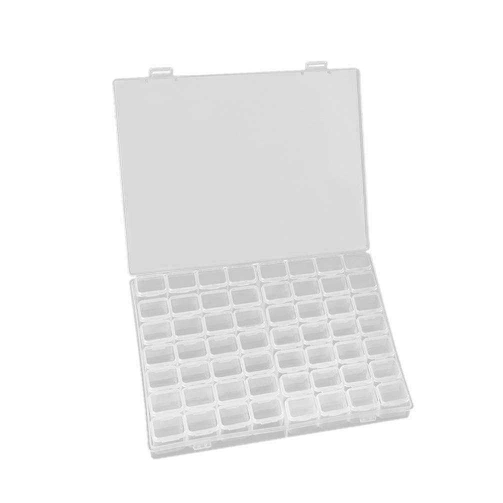 Caixa acrilica organizadora com 112 divisórias