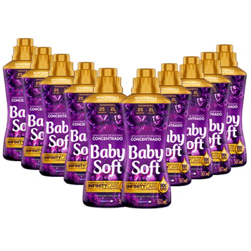Kit 10 Amaciante Concentrado Baby Soft Inspiração Fascinante 500ml em Oferta na Shopee