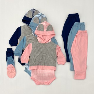 Body de Bebê Calça Vira Pé 100% Algodão Casaco Com Capuz Roupas de Bebê Barato Envio Imediato